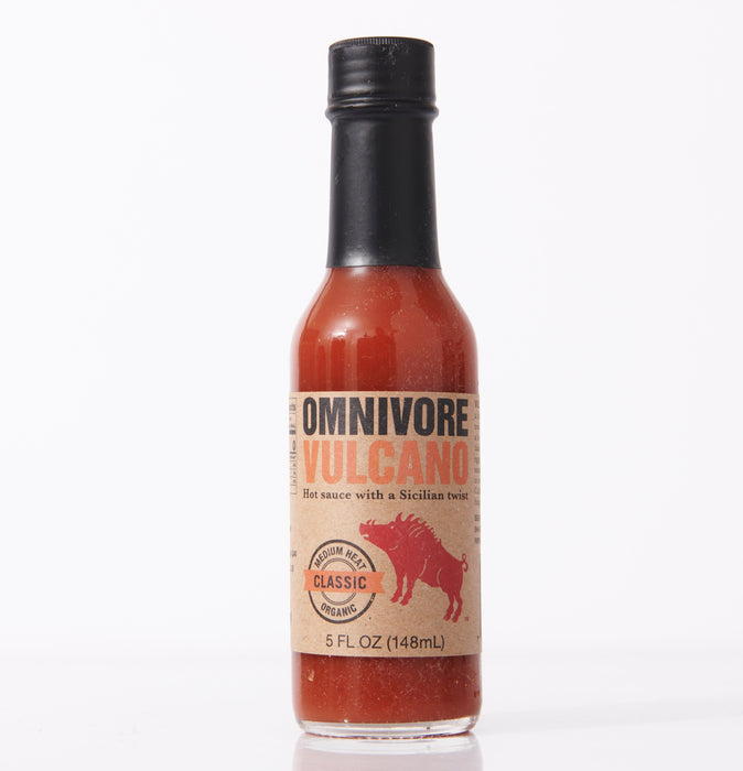 Omnivore Vulcano Classic Hot Sauce Bottle - 6 Bottles case by Farm2Me