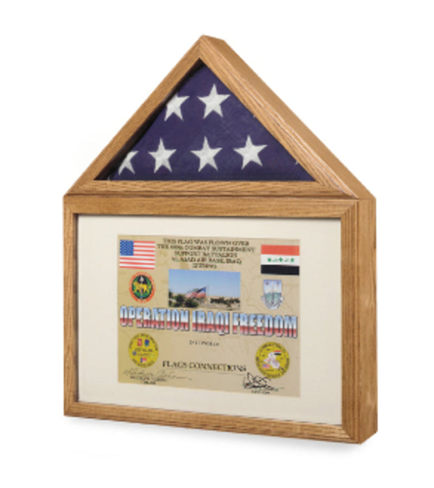 Flag Medal Display case, Flag and Medal Shadowcase., , The Military Gift Store, Flag and Medal Display Cases