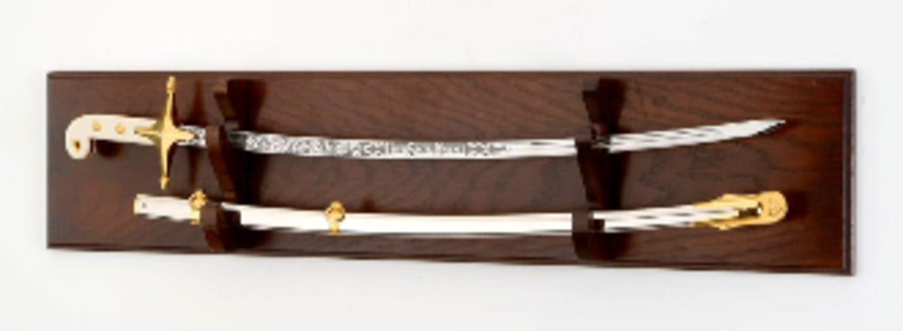 Sword Display Cases, 2 Swords Display Case. - The Military Gift Store