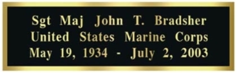 Engraved Brass Plates.Engraved Brass Plates., , The Military Gift Store, Engraved Plates
