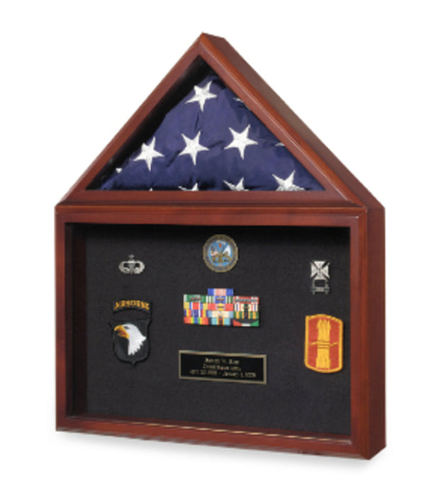 Flag Medal Display case, Flag and Medal Shadowcase., , The Military Gift Store, Flag and Medal Display Cases