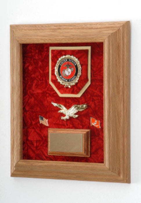 Deluxe Awards Display Case Tribute To Soldiers., , The Military Gift Store, Military medal and Certificate frame