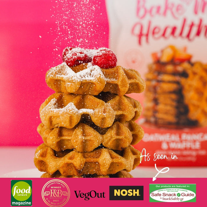 Oatmeal Pancake & Waffle Plant-Based Baking Mix - Bake Me Healthy