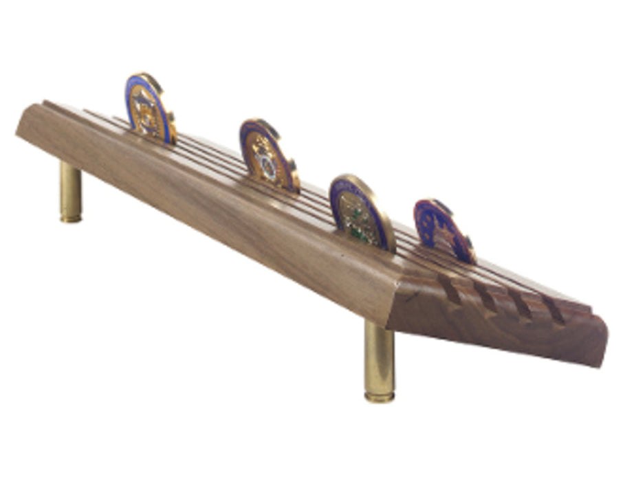 Challenge Coins Rack, Challenge Coin Display - 4 Row - The Military Gift Store