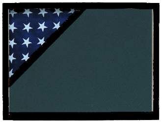Military Shadow box to hold a 3’ X 5’ flag. - The Military Gift Store