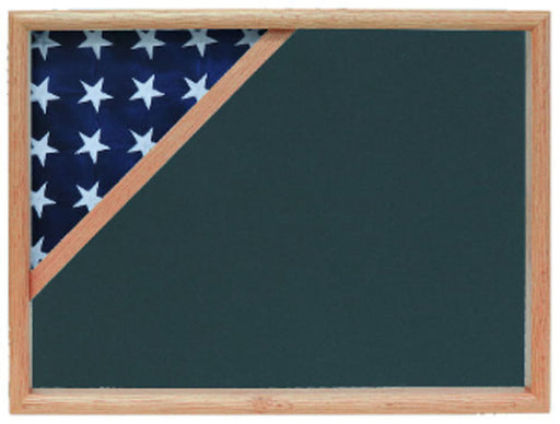 Military Shadow box to hold a 3’ X 5’ flag. - The Military Gift Store