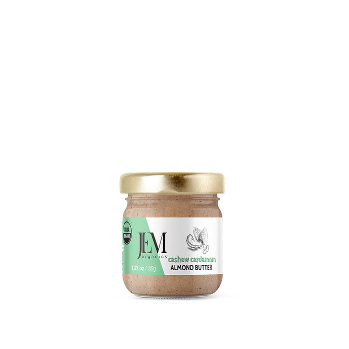 JEM Organics Cashew Cardamom Almond Butter - Mini 12 pack by Farm2Me
