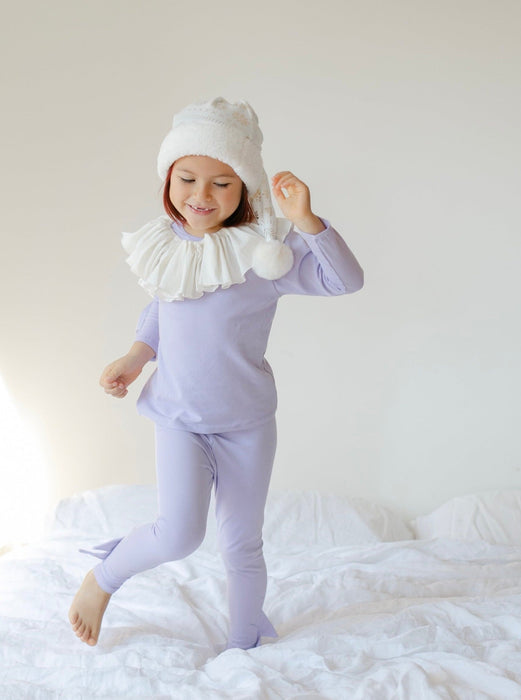 Pastel Purple Holiday Elf Pajama Costume by Band of the Wild