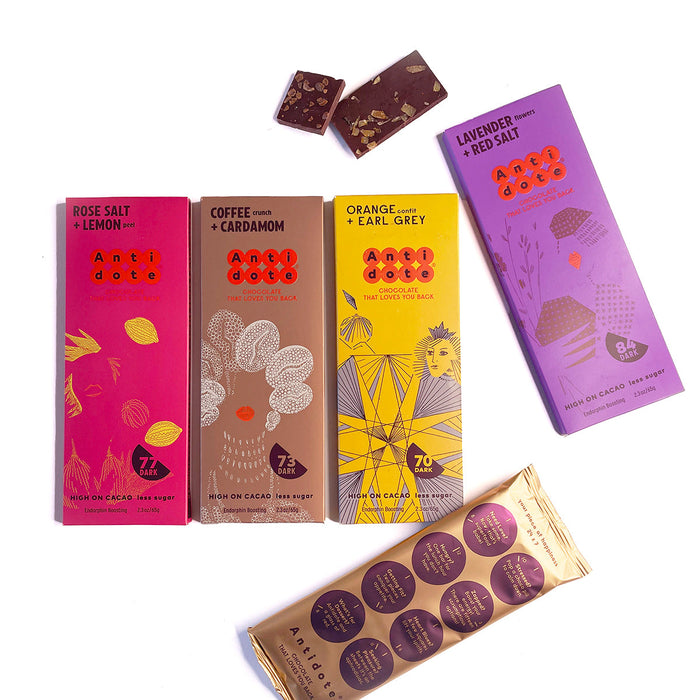 Antidote Chocolate Bars - 4 Pack by Farm2Me