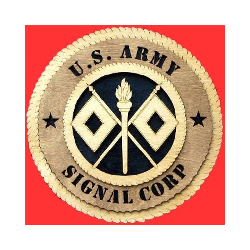 Signal Corps Wall Tributes - 9"., , The Military Gift Store, Wall Tributes