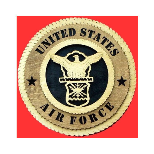 Air Force wall tribute, Laser Wall Tributes - 9"., , The Military Gift Store, Wall Tributes