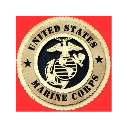 Marine Corp wall tribute, Laser Wall Tributes - 9"., , The Military Gift Store, Wall Tributes