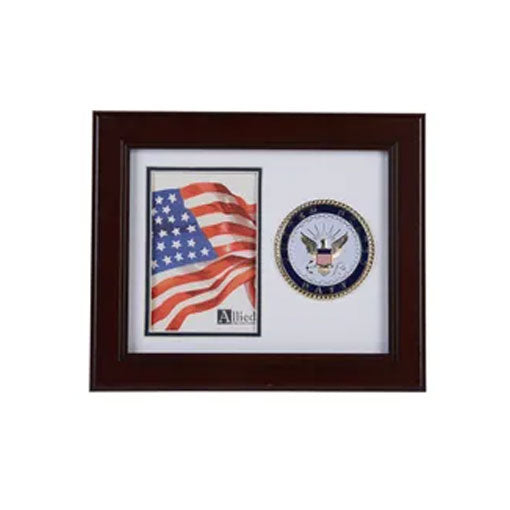 U.S. Navy Medallion 4-Inch by 6-Inch Portrait Picture Frame, , The Military Gift Store, Picture Frame
