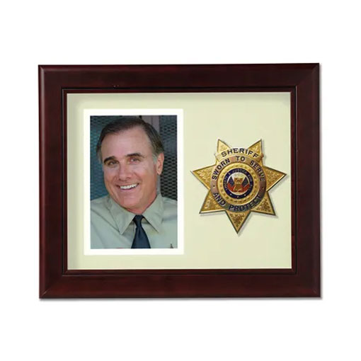 8X10 MAH VRT Sheriff Frame, , The Military Gift Store, Picture Frame