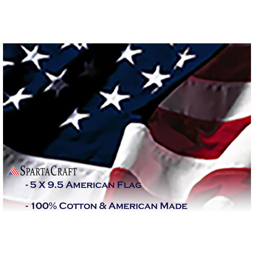 American Made Burial Flag - 5' x 9.5' flag., , The Military Gift Store, Burial Flag