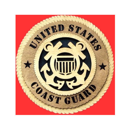Coast Guard Wall Tributes, Coast Guard Gifts - 12"., , The Military Gift Store, Wall Tributes