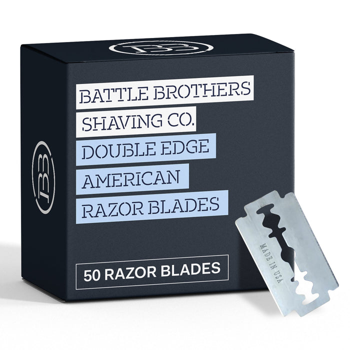 Battle Brothers Shaving Co. Double Edge American Razor Blades by Battle Brothers Shaving Co.
