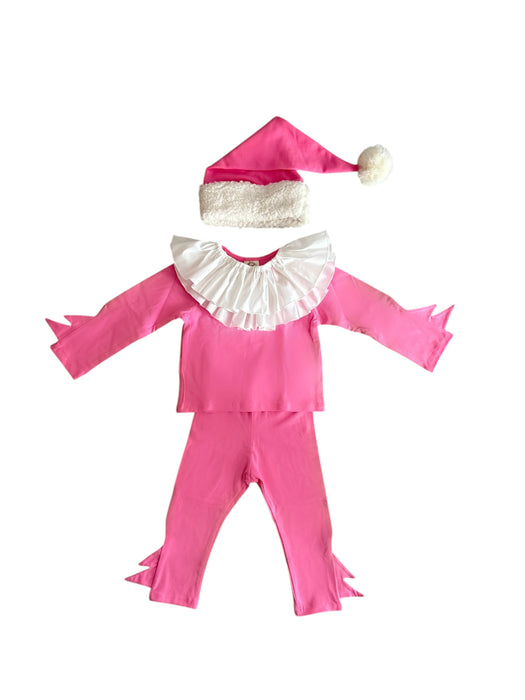 Pink Holiday Elf Pajama Costume by Band of the Wild