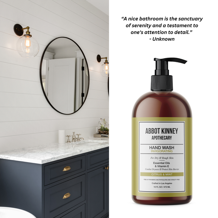 Abbot Kinney Apothecary Moisturizing Hand Wash - Citrus and Mint - 16 fl oz Los Angeles Brands