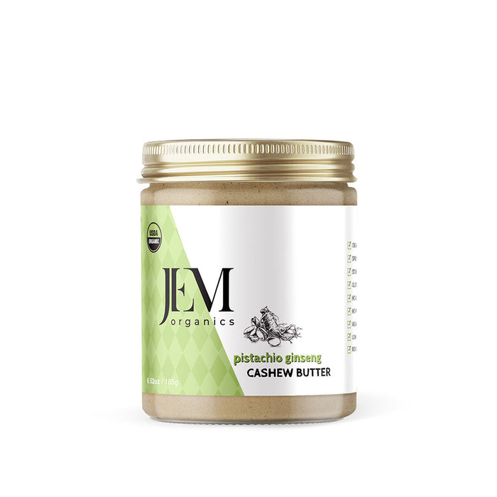 JEM Organics Pistachio Ginseng Cashew Butter - Small 6 pack by Farm2Me