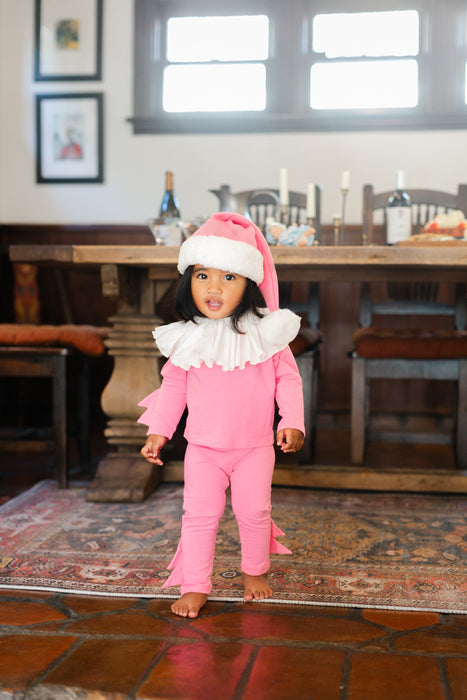 Pink Holiday Elf Pajama Costume by Band of the Wild