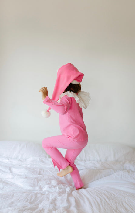 Pink Holiday Elf Pajama Costume by Band of the Wild