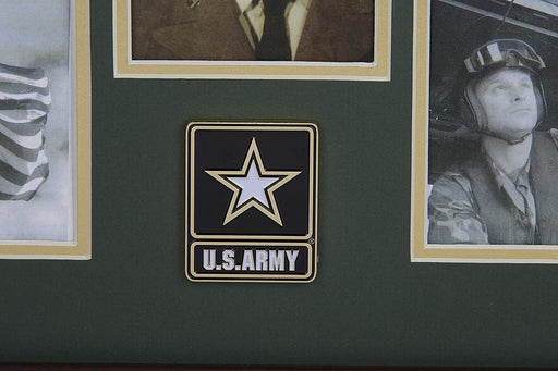 The Military Gift Store Products Frame Go Army Medallion 5-Picture Collage Frame., Products Frame Go Army Medallion 5-Picture Collage Frame., The Military Gift Store, Medallion Flag Display Case