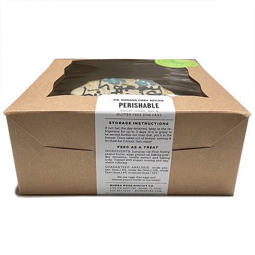 Blue Sprinkle Dog Cake (Perishable) by Bubba Rose Biscuit Co.