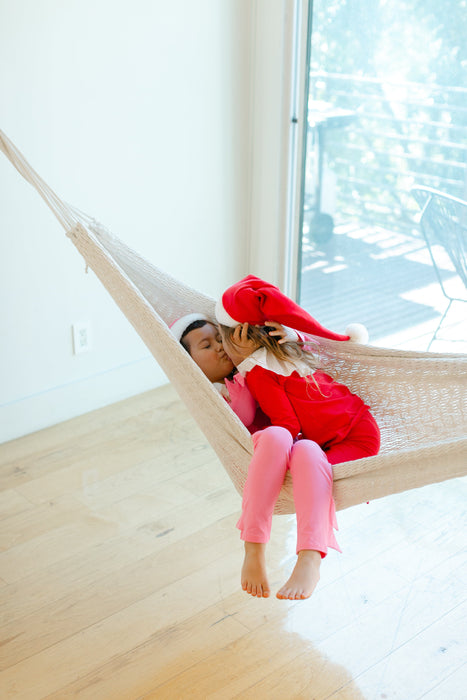 Red Holiday Elf Pajama Costume, Santa Costume by Band of the Wild