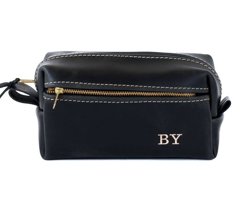 Double Zipper Toiletry Bag - Lifetime Leather Co