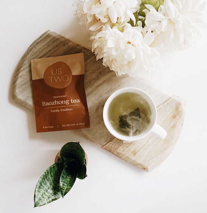 Us Two Tea Family Tradition: Baozhong Tea - 50 Pouches by Farm2Me