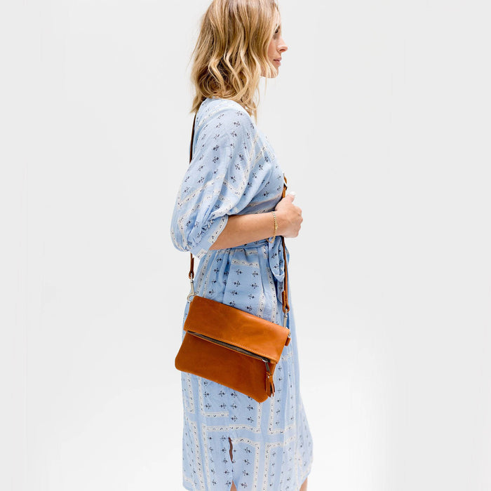 Foldover Crossbody Clutch - Lifetime Leather Co