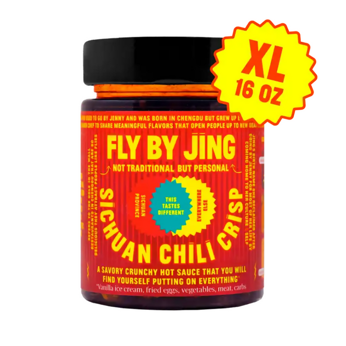 Fly By Jing The Big Boi Glass Jar - 6 jars x 16oz by Farm2Me