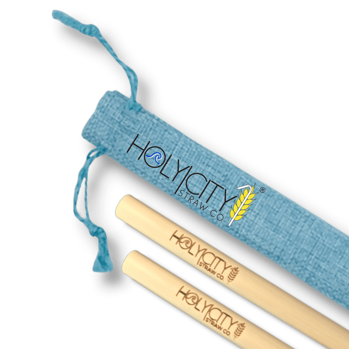 Holy City Straw Two Straw/Pouch Combo - Holy City Straw Co. by Farm2Me