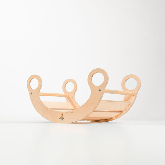 Rocker climber arch enhancing kids' development