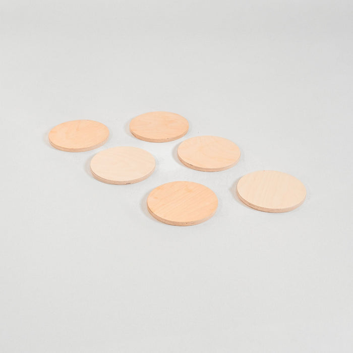 Kids balancing and playing on stepping stones