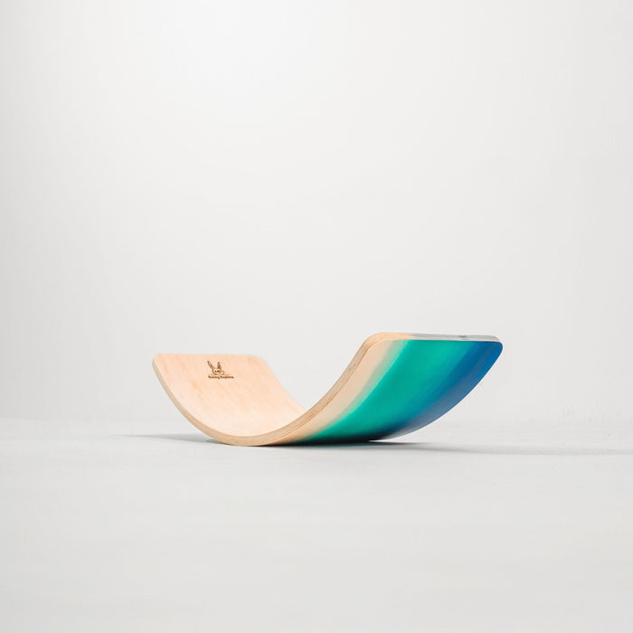 Kids enjoying wobble board challenge