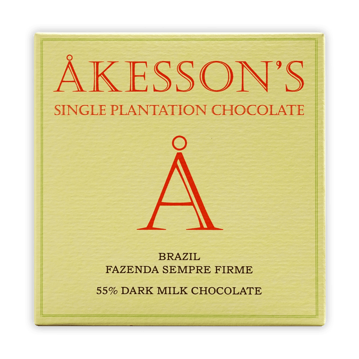 Akesson's Brazil 55% Dark Milk Chocolate by Farm2Me