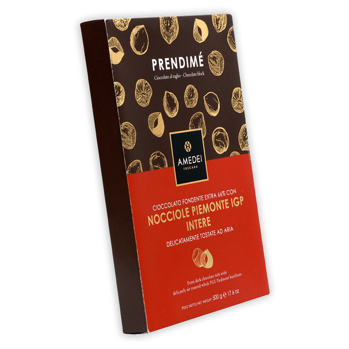 Amedei Prendimé Dark Chocolate w/ Hazelnuts 66% (500g) by Farm2Me