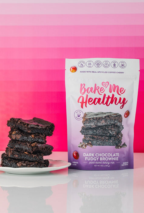 Bake Me Healthy - Bake Me Healthy Dark Chocolate Fudgy Brownie Plant-Based Baking Mix Case - 6 Bags - Baking Mixes | Delivery near me in ... Farm2Me #url#