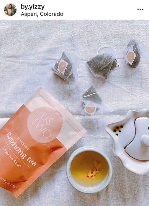 Us Two Tea Family Tradition: Baozhong Tea - 50 Pouches by Farm2Me
