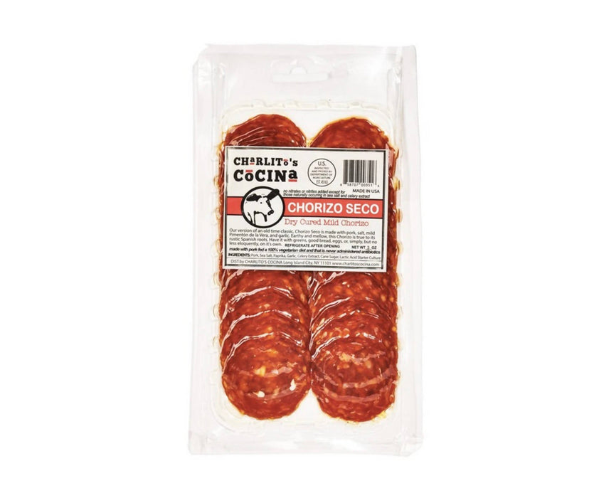 Charlito's Cocina - Charlito’s Cocina Chorizo Seco - Dry Cured Mild Chorizo (Presliced) - 15 x 3oz - Meat | Delivery near me in ... Farm2Me #url#