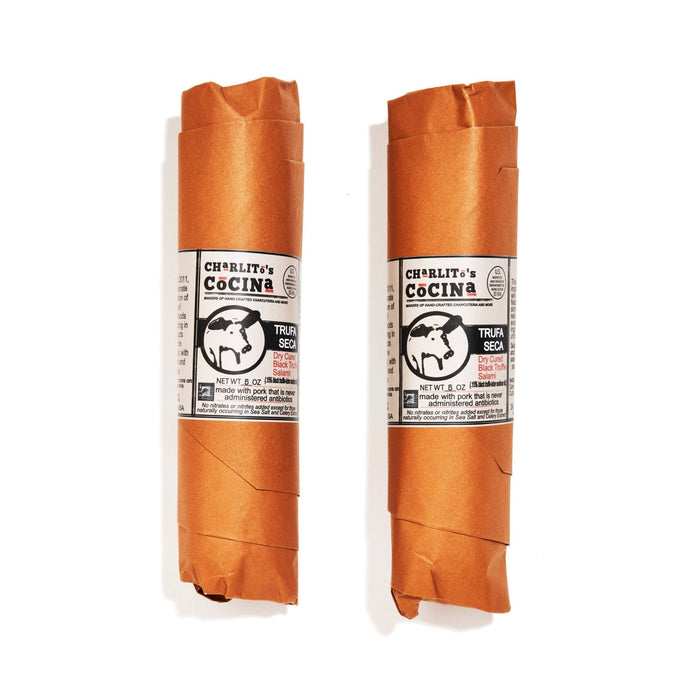 Charlito's Cocina - Charlito’s Cocina Trufa Seca - Dry Cured Black Truffle Salami - 16 x 5oz - Meat | Delivery near me in ... Farm2Me #url#