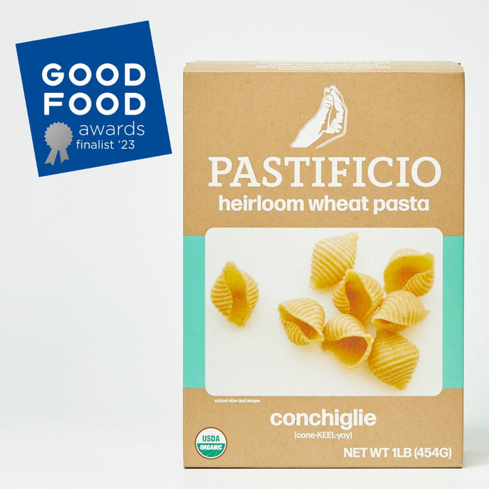 Pastificio Boulder Conchiglie Pasta Box - 6 boxes x 16oz case by Farm2Me