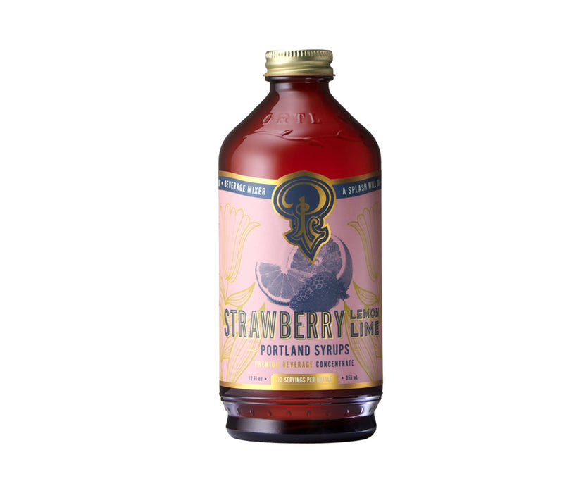 Strawberry Lemon-Lime Syrup - 6 x 12 oz by Farm2Me