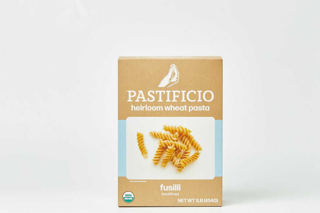 Pastificio Boulder FUSILLI Heritage Ancient Wheat Pasta Box - 6 boxes x 16oz case by Farm2Me