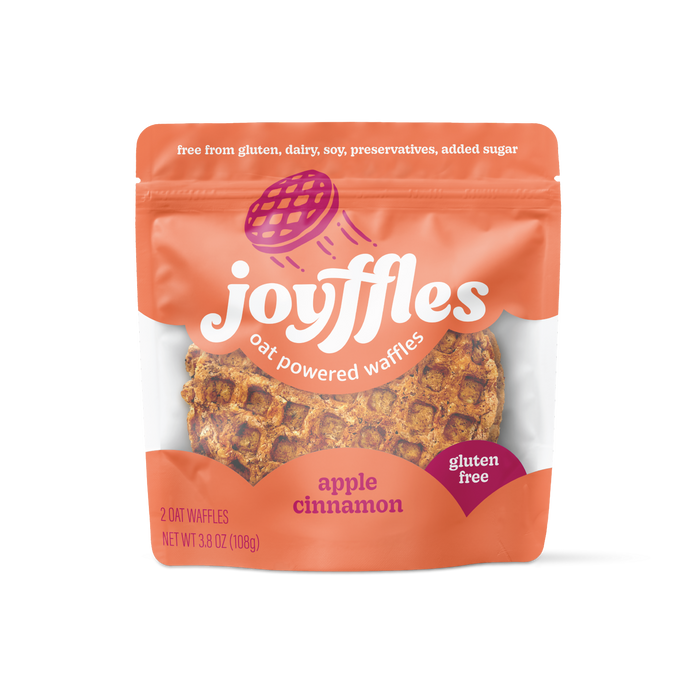 Joyffles apple cinnamon (sweet and savory) Waffles - 2-piece Pack by Farm2Me