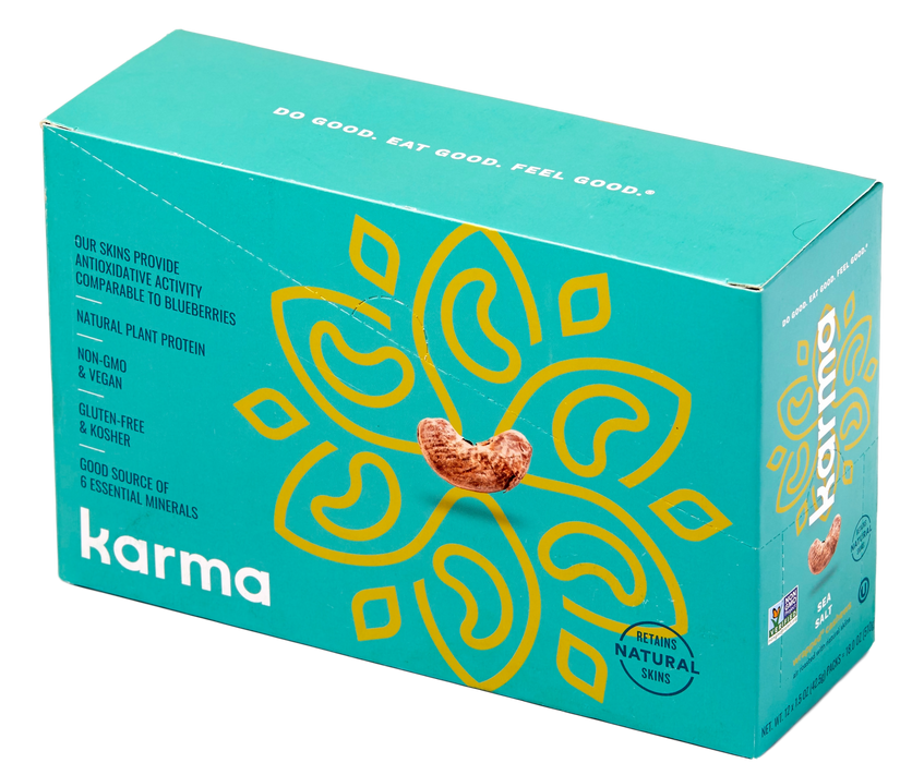 Karma Sea Salt Wrapped Cashews by Farm2Me