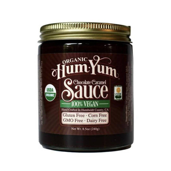 Hum Yum Organic Vegan Chocolate Sauce Jar - 6 jars x 8.5oz case by Farm2Me
