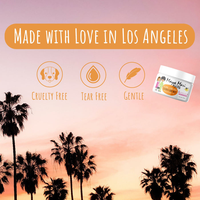 Maya Mari - Kids Curl Cream With Coconut Oil, Curly Hair Cream, Coconut and Lime Twist, 12 oz Hair Care Los Angeles Brands